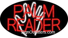 Palm Reader LED Sign - Flashing Design