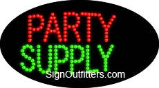 Party Supply LED Sign - Flashing Design