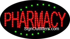 Pharmacy LED Sign - Flashing Design