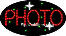 Photo LED Sign - Flashing Design