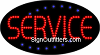 Service LED Sign - Flashing Design
