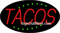 Tacos LED Sign - Flashing Design