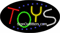 Toys LED Sign - Flashing Design