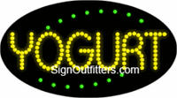 Yogurt LED Sign - Flashing Design