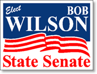 Political Yard Sign Design P12 - One Click Kit 100