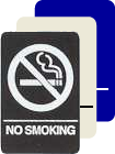 Braille Sign - No Smoking (6x9)