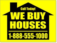 Bandit Sign Design BAN06 - We Buy Houses