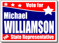 Cheap Campaign Yard Sign