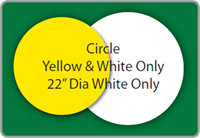 Circle Yard Sign - Blank