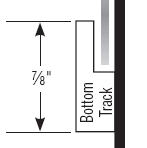 Bottom - Rigid Sign Letter Track