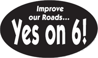 Lapel Stickers - #3137P One Color - 1 1/2'' x 2 1/2'' Oval