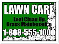 Landscaping Sign Design LC03 - One Click Kit