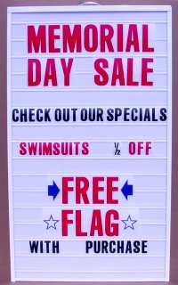 Vertical Lighted Window Sign (21 x 36)