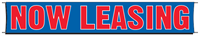 Now Leasing Banner - 3 x 20 Slogan