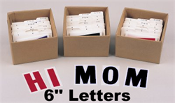 Sidewalk Sign Letters - 180 - 6 inch