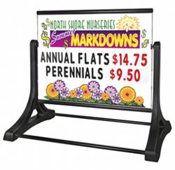 Swinger Roadside Sign Ready for Graphics