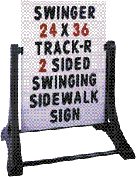 Standard Swinger Sidewalk Sign Kit