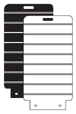 Tip N' Roll Message Board Sign Face - Replacement Face Kit