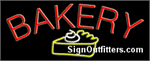 Bakery with Pie Graphic Neon Sign - Regular Design