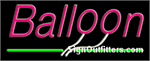 Balloon Neon Sign - Regular Design