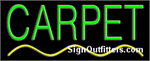 Carpet Neon Sign - Regular Design