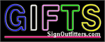 Gifts Neon Sign - Regular Design