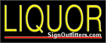 Liquor Neon Sign - Regular Design
