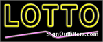 Lotto Neon Sign - Regular Design