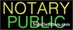Notary Public Neon Sign - Regular Design