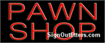 Pawn Shop Neon Sign - Regular Design