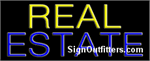 Real Estate Neon Sign - Regular Design