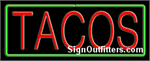 Tacos Neon Sign - Regular Design