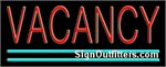 Vacancy Neon Sign - Regular Design