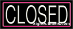 Closed Neon Sign - Regular Design