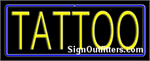 Tattoo in yellow lettering Neon Sign - Regular Design