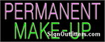 Permanent Make-Up Neon Sign - Regular Design