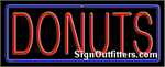 Donuts Neon Sign - Regular Design