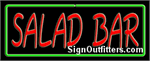 Salad Bar Neon Sign - Regular Design