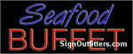 Seafood Buffet Neon Sign - Regular Design
