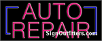 Auto Repair Neon Sign - Regular Design