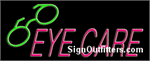 Eye Care Neon Sign - Regular Design