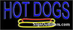 Hot Dogs Neon Sign - Regular Design