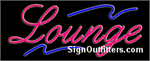 Lounge Neon Sign - Regular Design