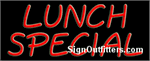 Lunch Special Neon Sign - Regular Design