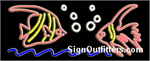 Fish Graphic Neon Sign - Regular Design
