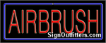 Airbrush Neon Sign - Regular Design