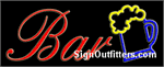 Bar with Mug Graphic Neon Sign - Regular Design