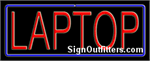 Laptop Neon Sign - Regular Design