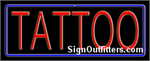 Tattoo in red lettering Neon Sign - Regular Design