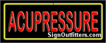 Acupressure Neon Sign - Regular Design